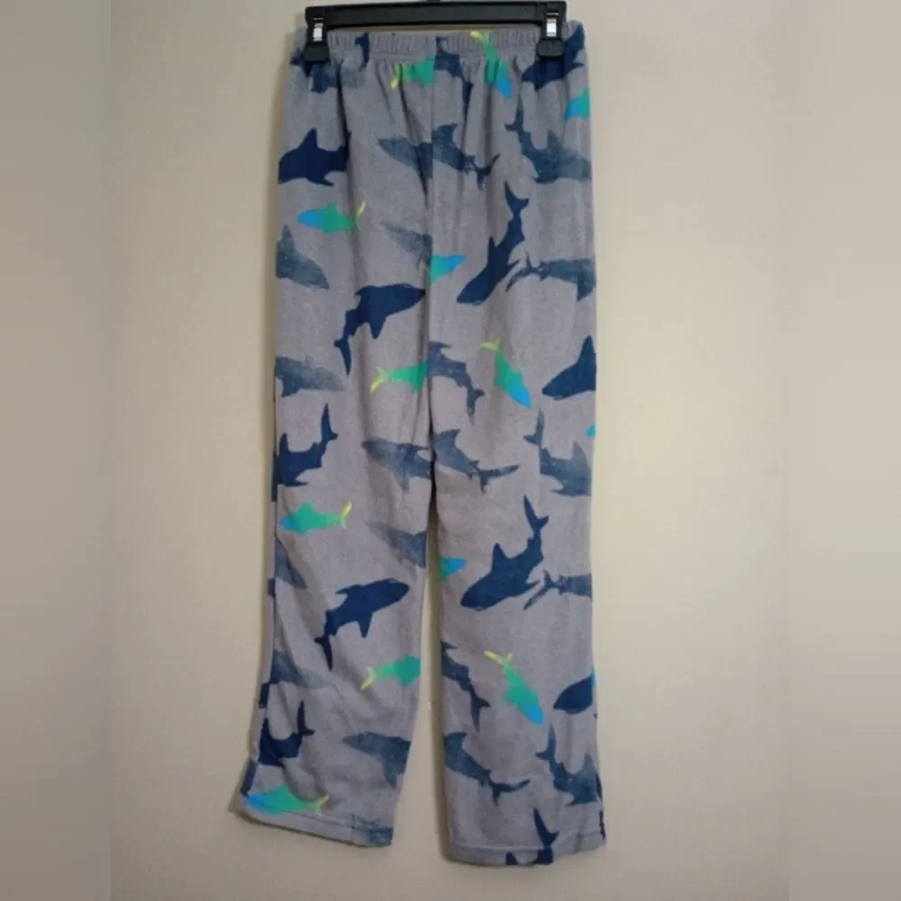 2 Wonder Nation Pajama Sets Long Sleeve Straight Leg Fleece Pants Size Medium 8